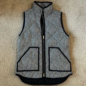 J. Crew Herringbone Vest XXS